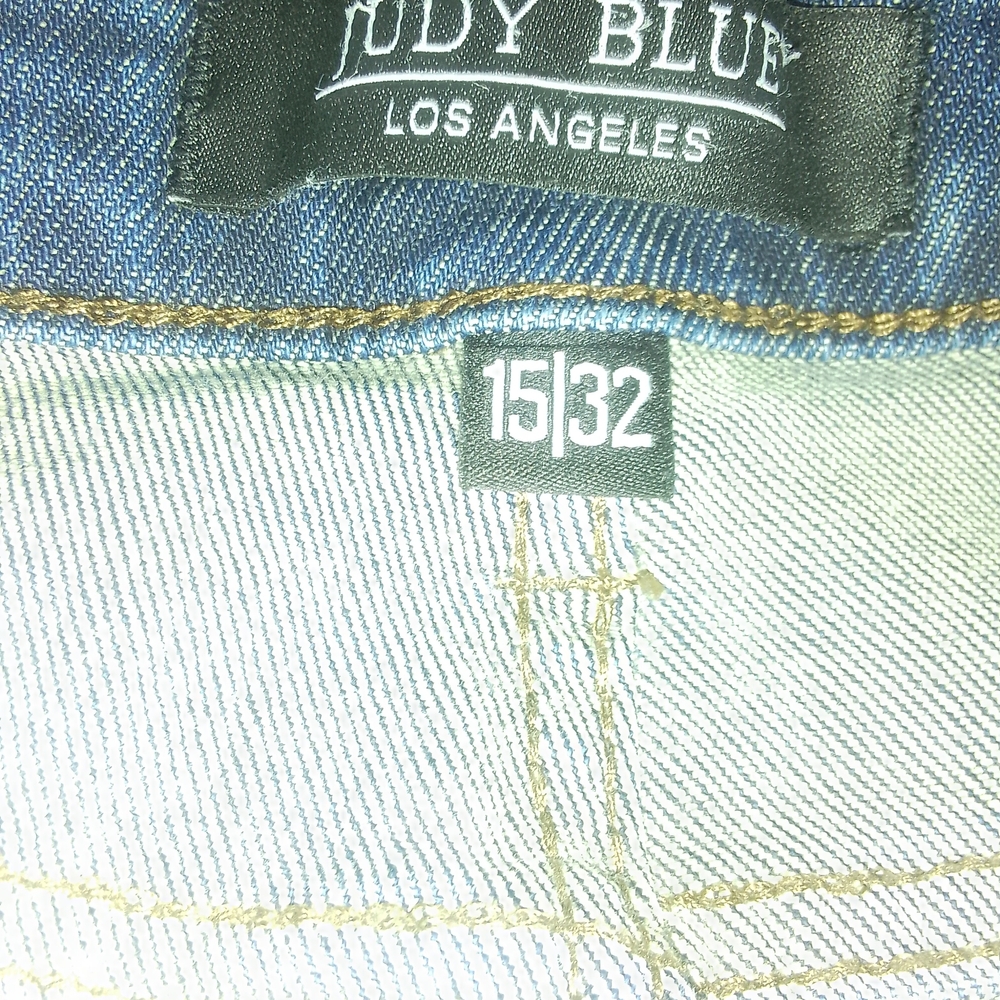 Distressed Dark Blue‎ Judy Blue High Rise Skinny Fit Jeans Size 15/32 - Picture 12 of 16